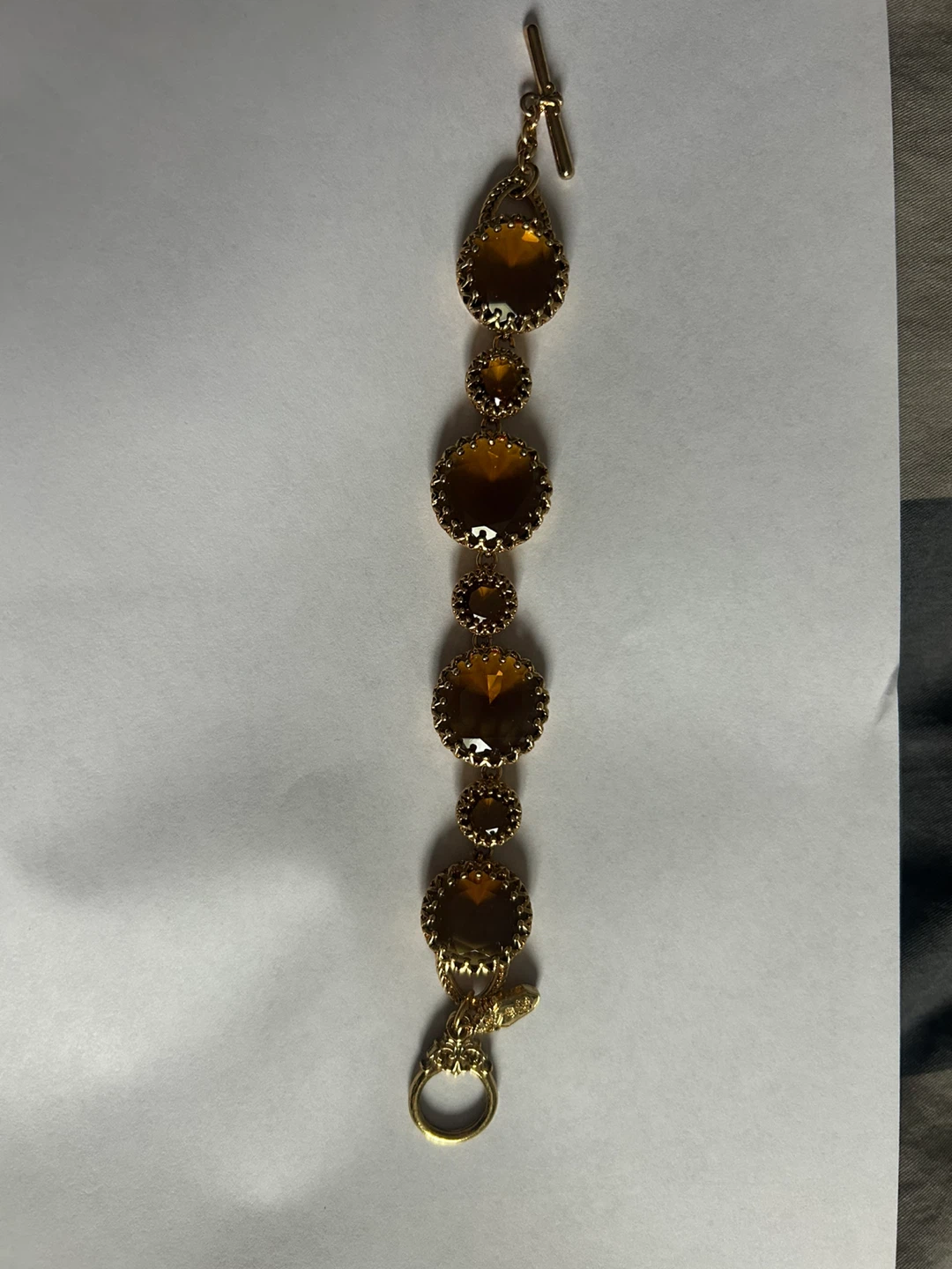 Custom made bracelet from semiprecious stones.