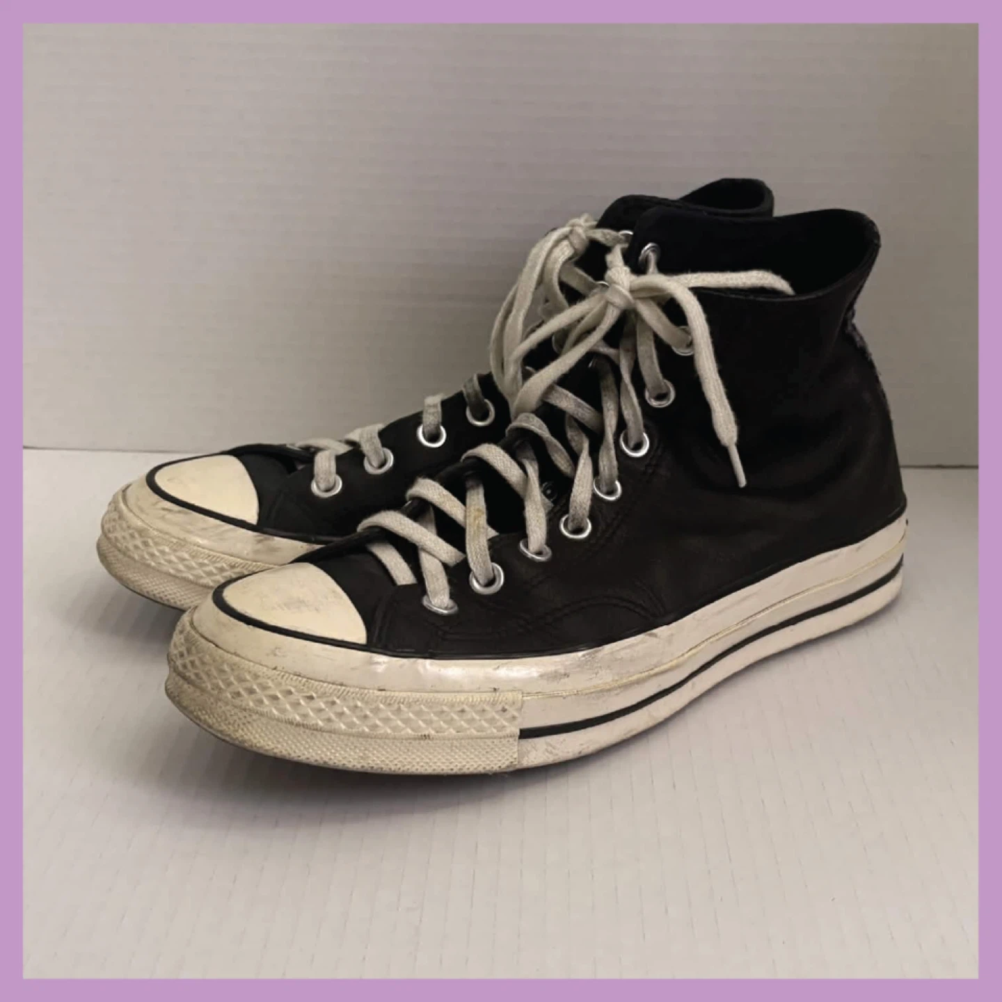 Converse | Black and White | Mens Size 8 | READ DESCRIPTION
