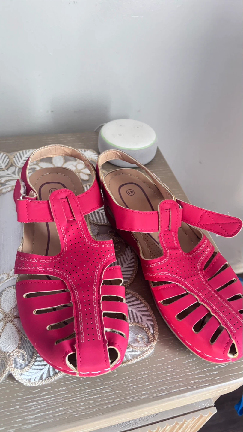 Women's Fuchsia Strappy Sandals Size 41 - photo 4