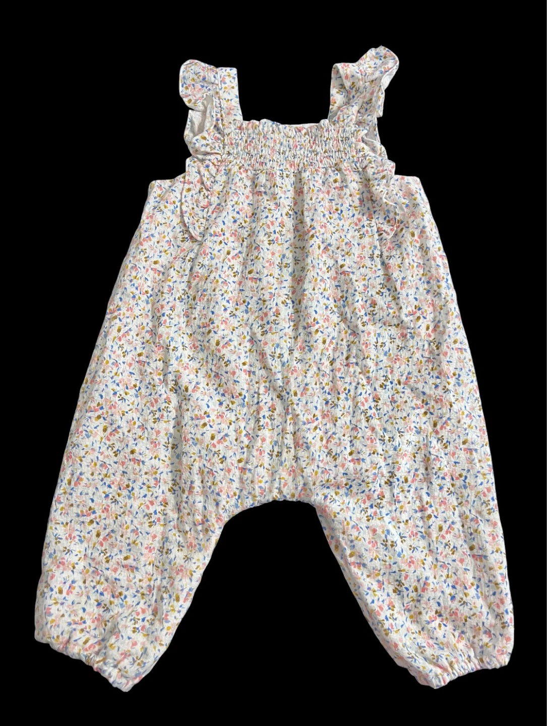 Zara Baby Girl Floral Romper/Jumpsuit 🌸 Size 9-12 Months (80 cm)