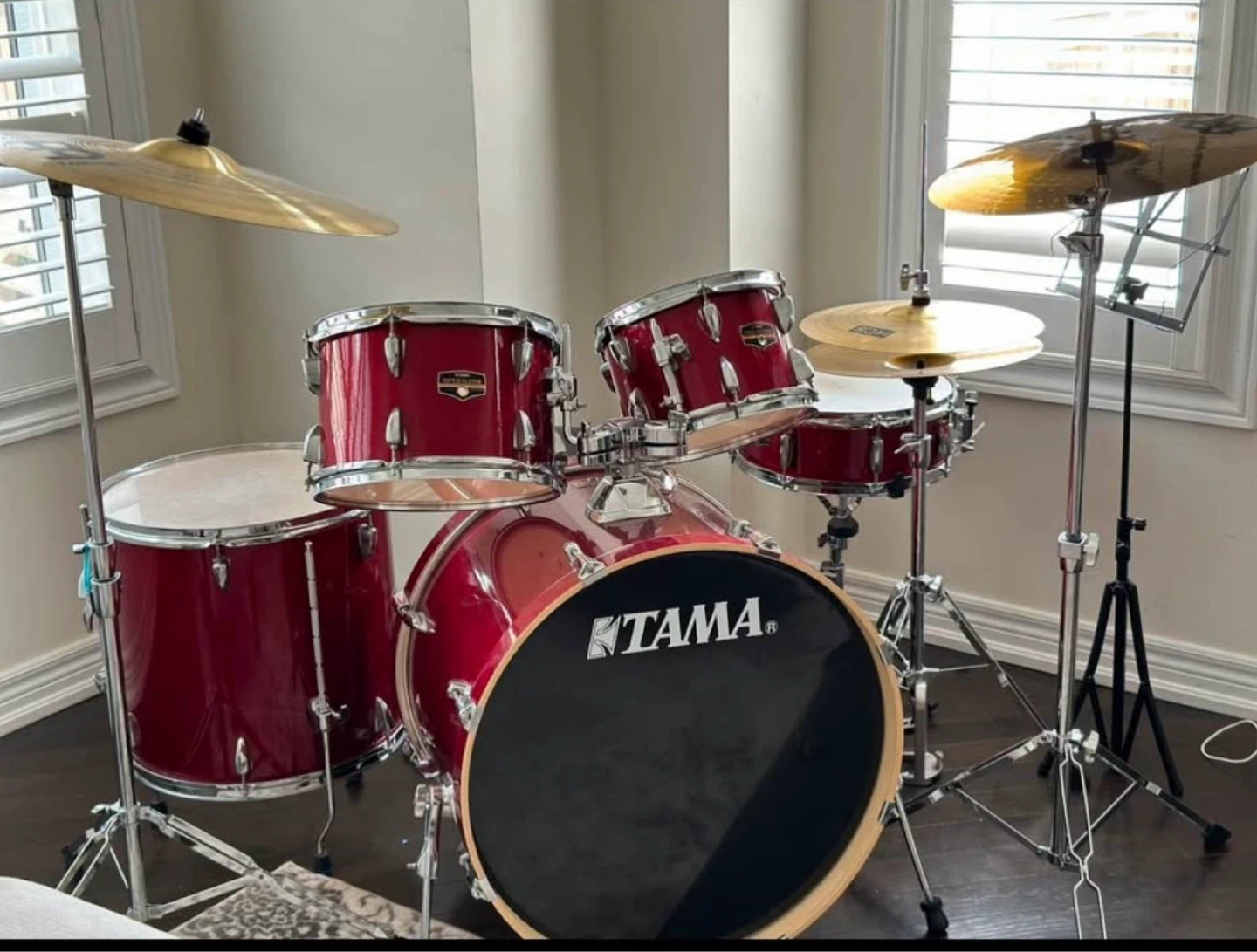 Tama Drum Set - Red - photo 2