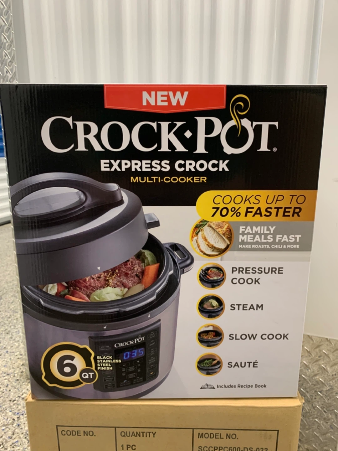 Crock-Pot Express Crock Multi-Cooker 6 Qt