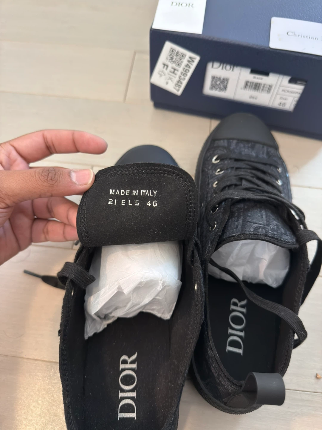 DIOR B23 Low Top Sneakers Size 46 - photo 5