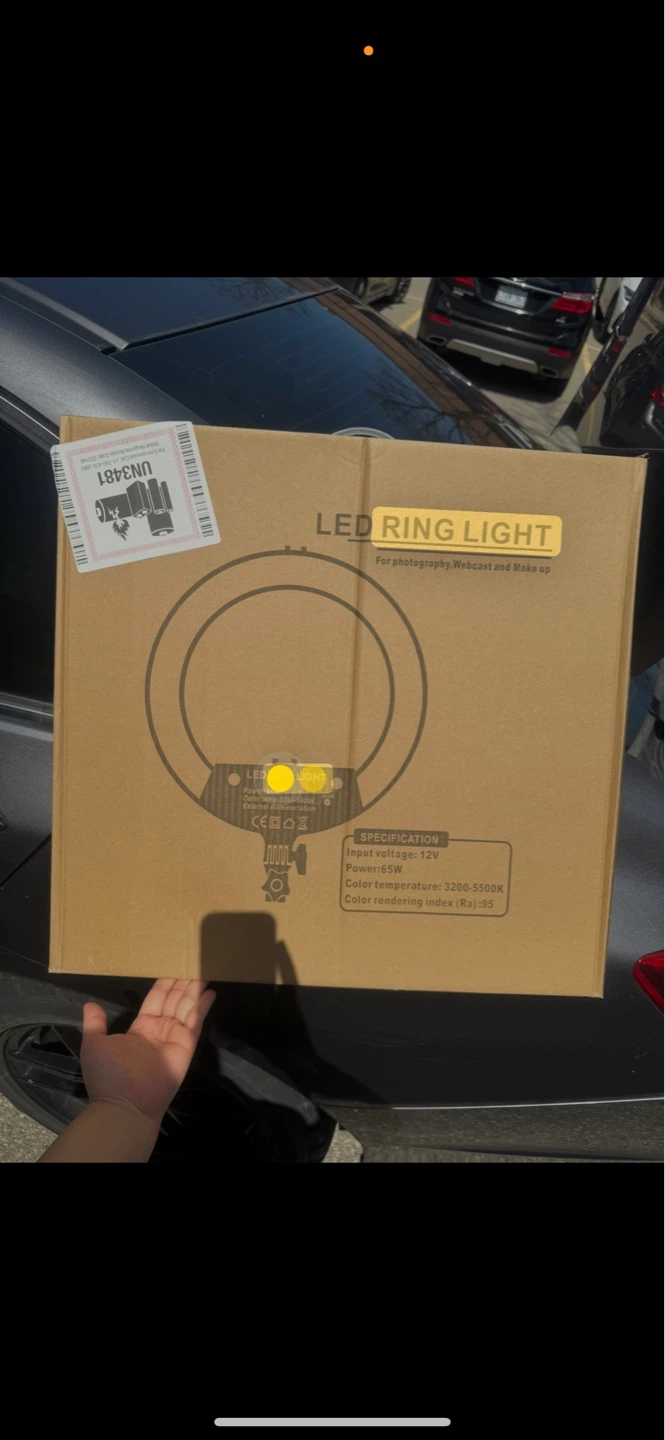 LED Ring Light with Remote and 3 Phone Holders - photo 2