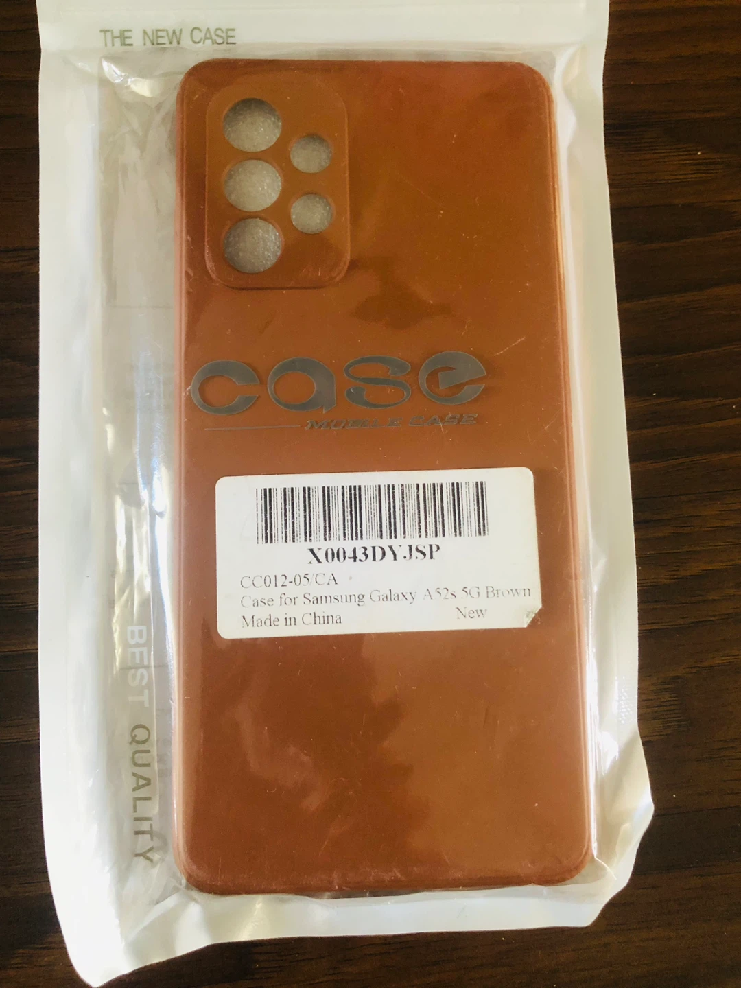 Samsung Galaxy A52s Phone Case (Brown)