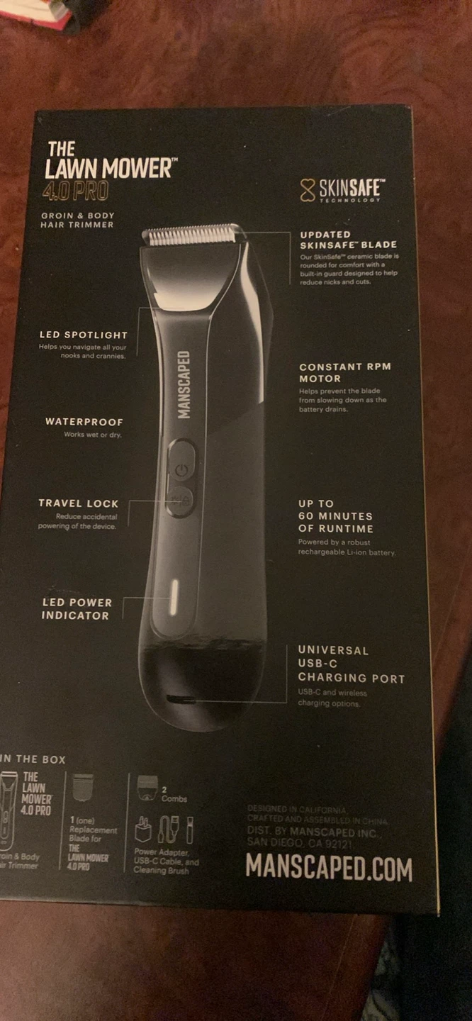 MANSCAPED The Lawn Mower 4.0 Pro Groin & Body Hair Trimmer - photo 2