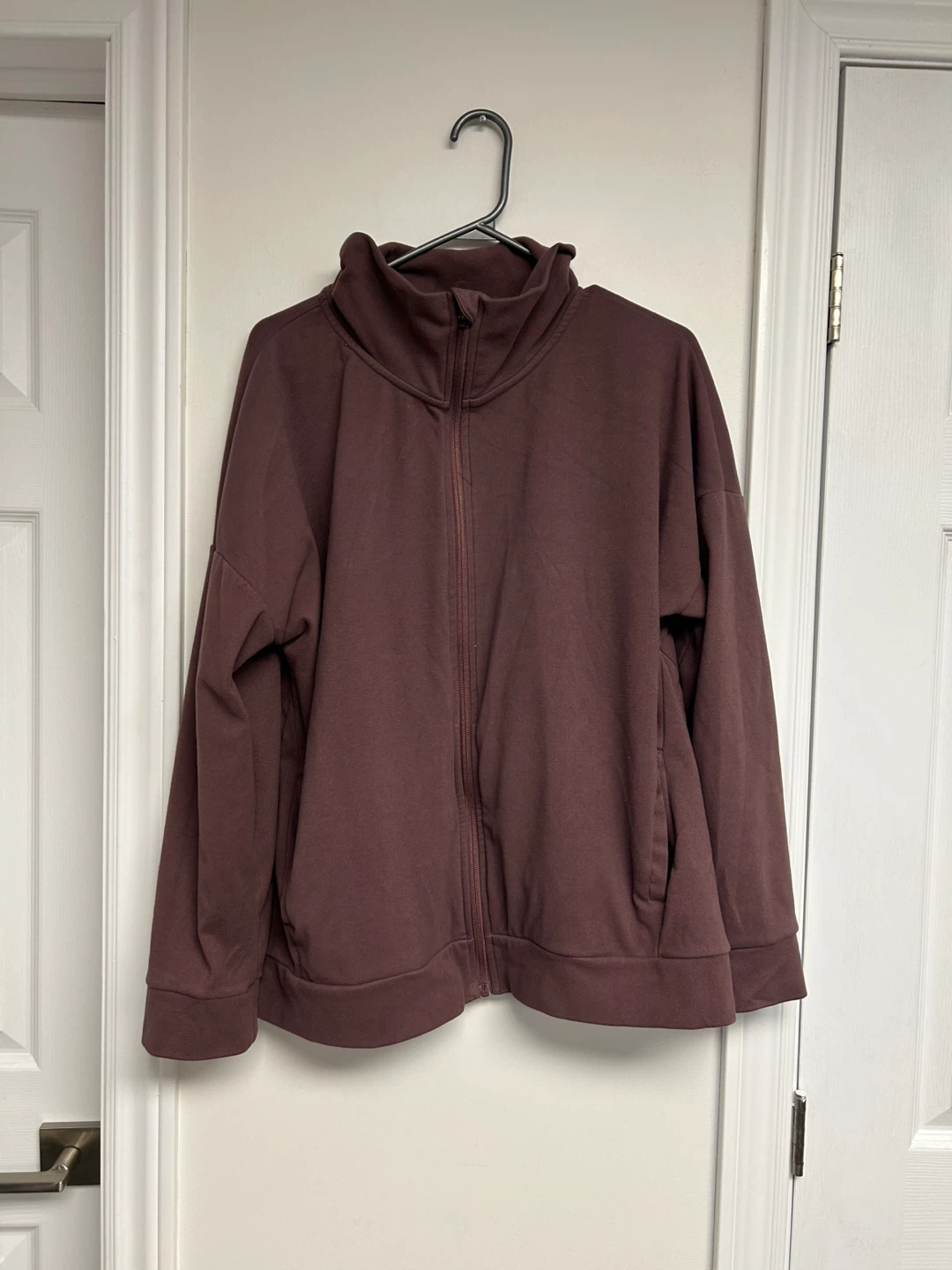 Athleta Zip-Up Jacket - Burgundy - photo 3