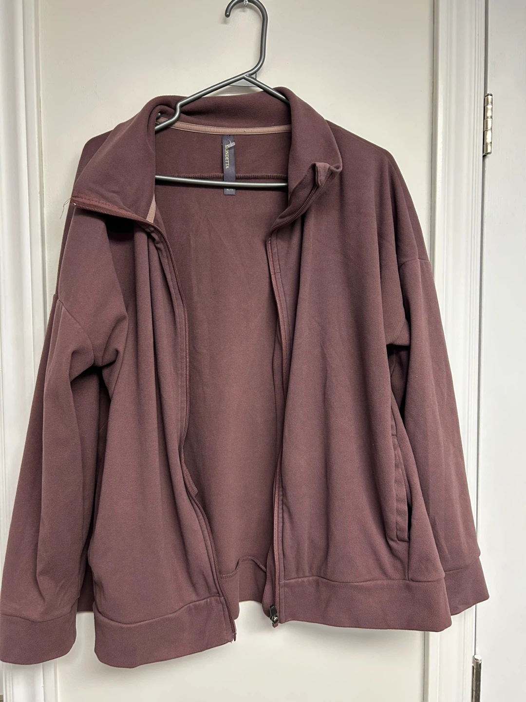Athleta Zip-Up Jacket - Burgundy