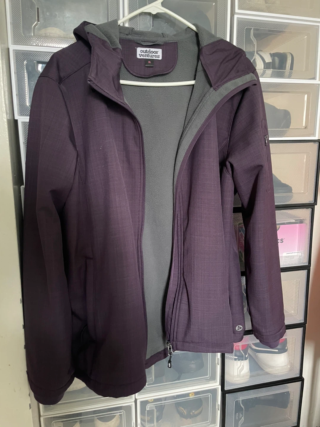 Outdoor Ventures Women's Purple Softshell Jacket - Size M - photo 3