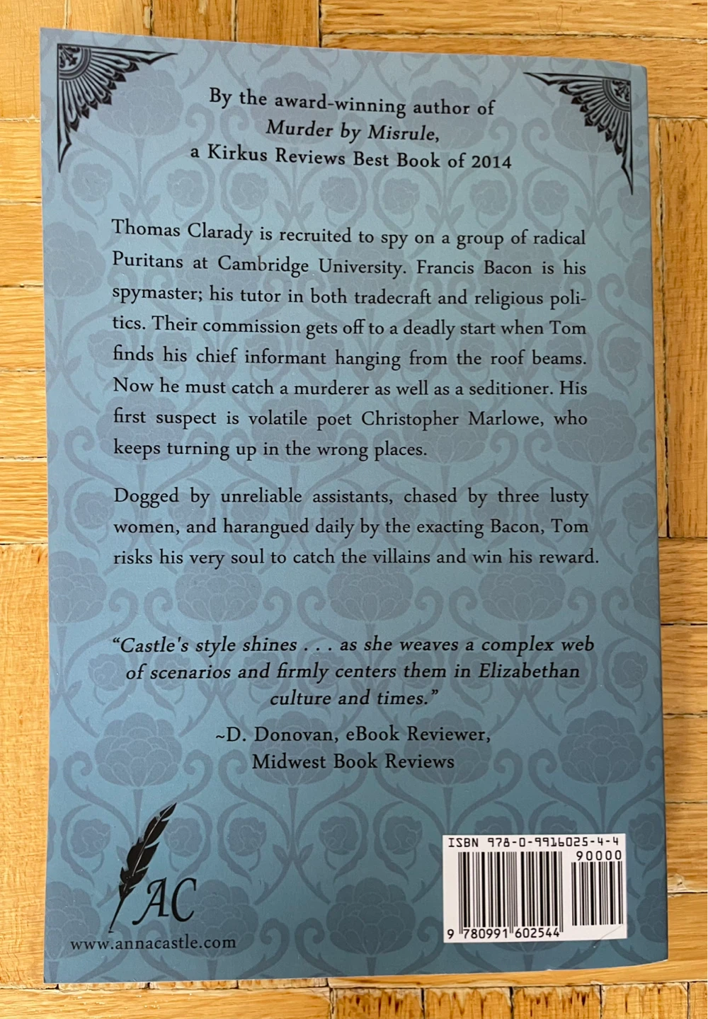 Death By Disputation Book Anna Castle *New - photo 3
