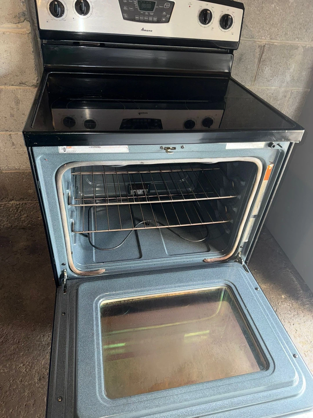 Amana Electric Stove with Glass Top - photo 5