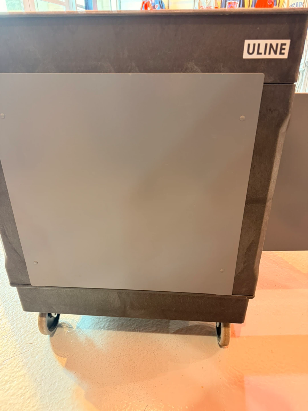 Uline Rolling Service Cart with Cabinet - photo 3