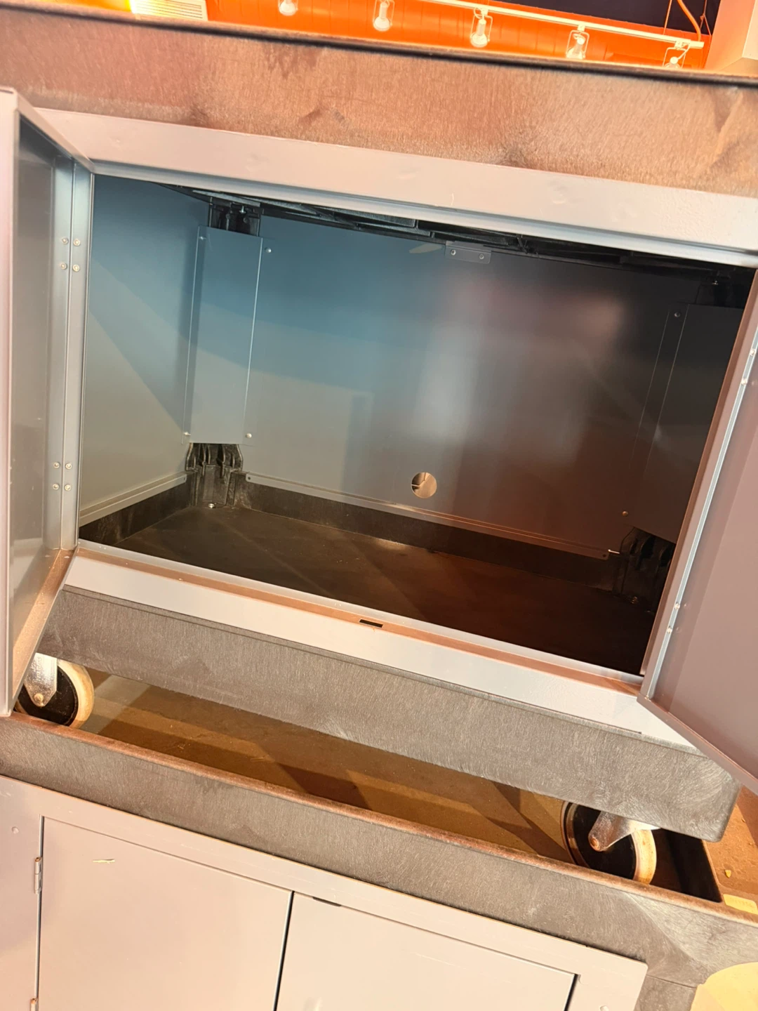 Uline Rolling Service Cart with Cabinet - photo 4