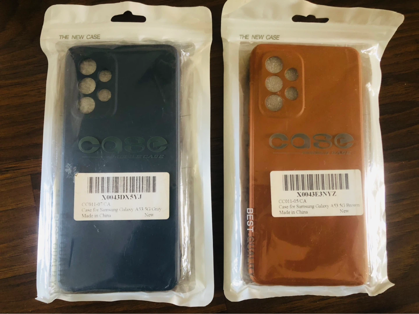 Samsung Galaxy A53 Case (Blue or Brown)