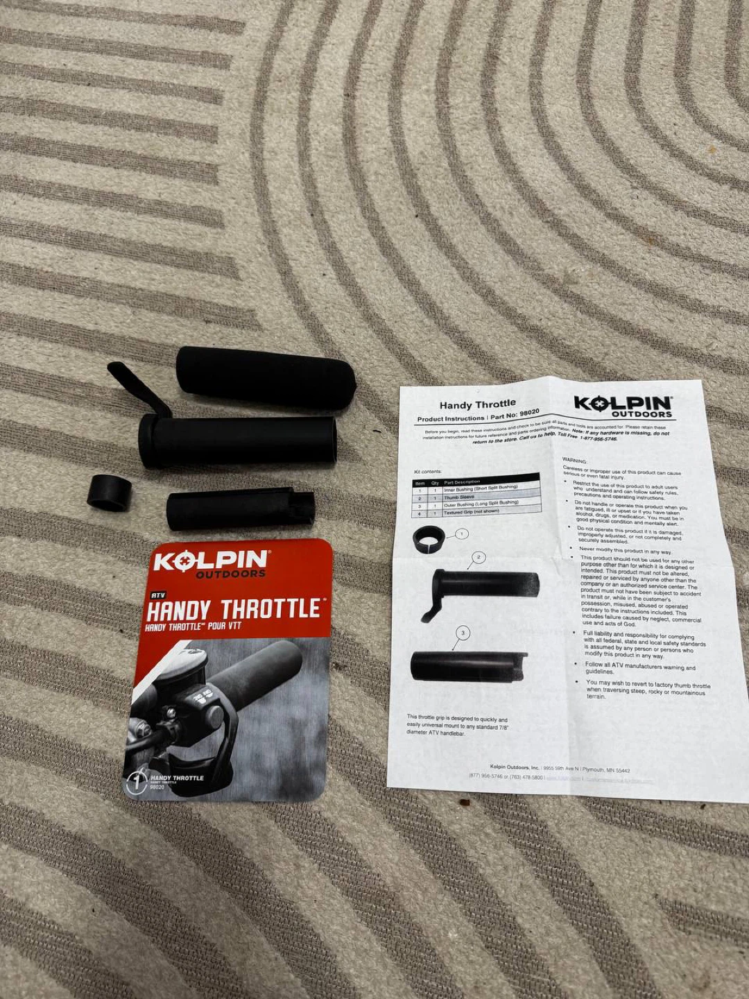 Kolpin 98020 Handy Throttle for ATV Snowmobile Watercraft 🏍️ - photo 4