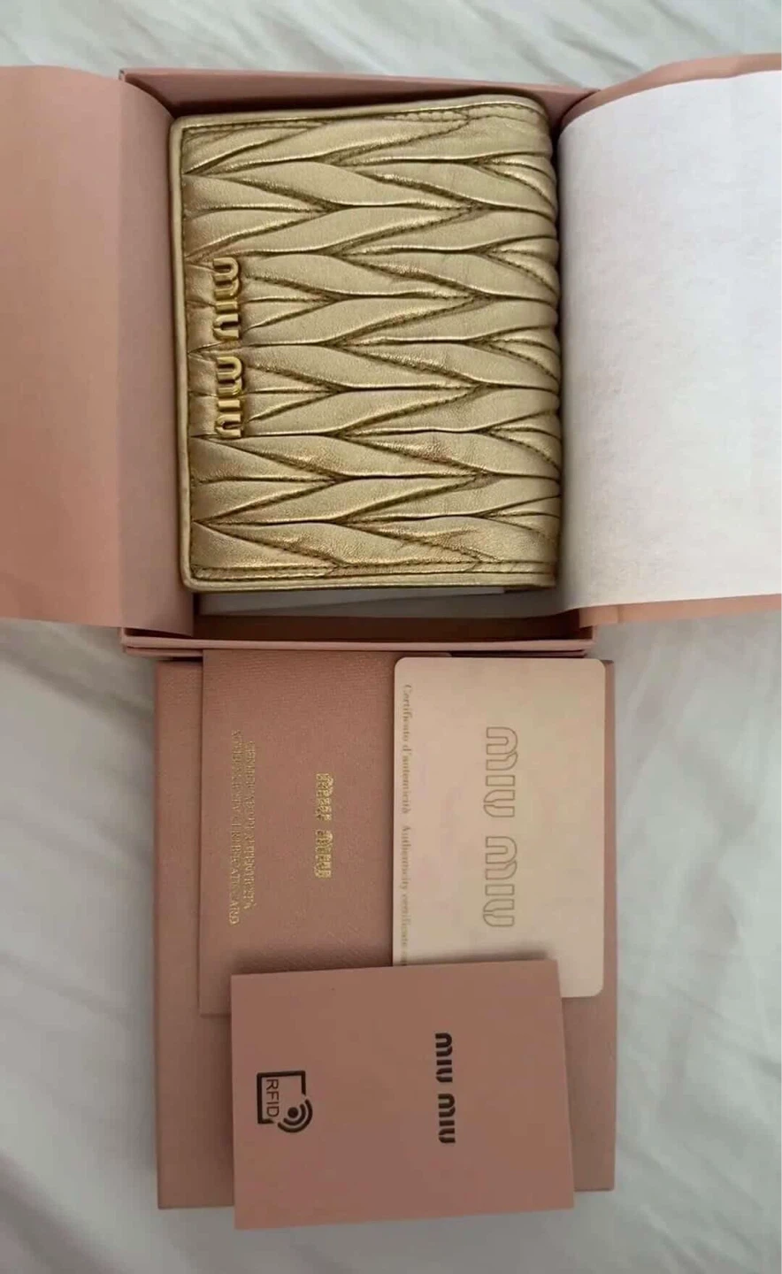 Miu Miu Wallet - Gold - photo 2