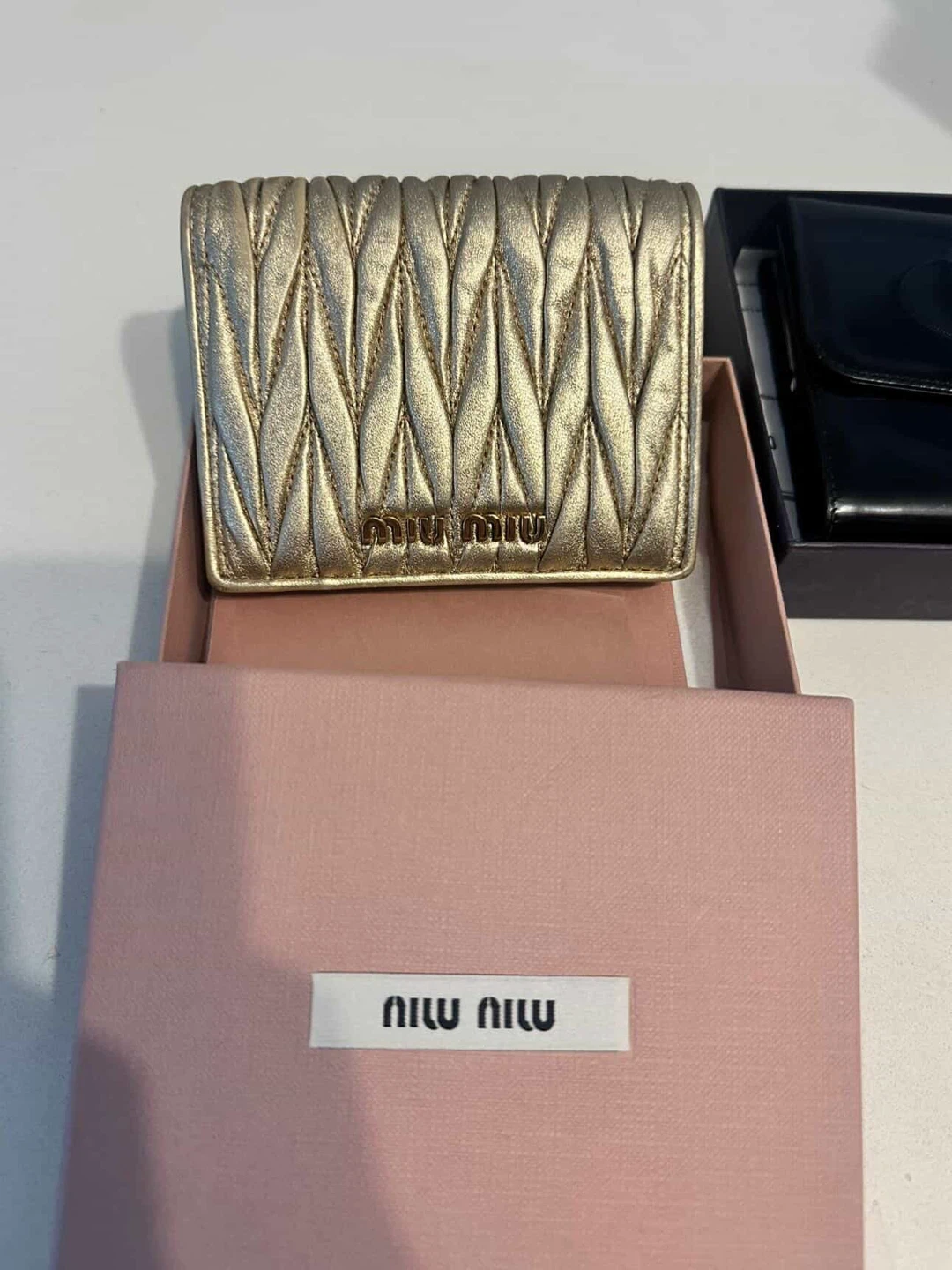 Miu Miu Wallet - Gold