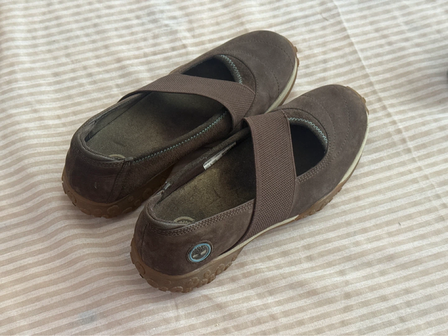 Thrifted Very Cute Timberland Brown Ballet sneakers Size 6.5 - photo 2