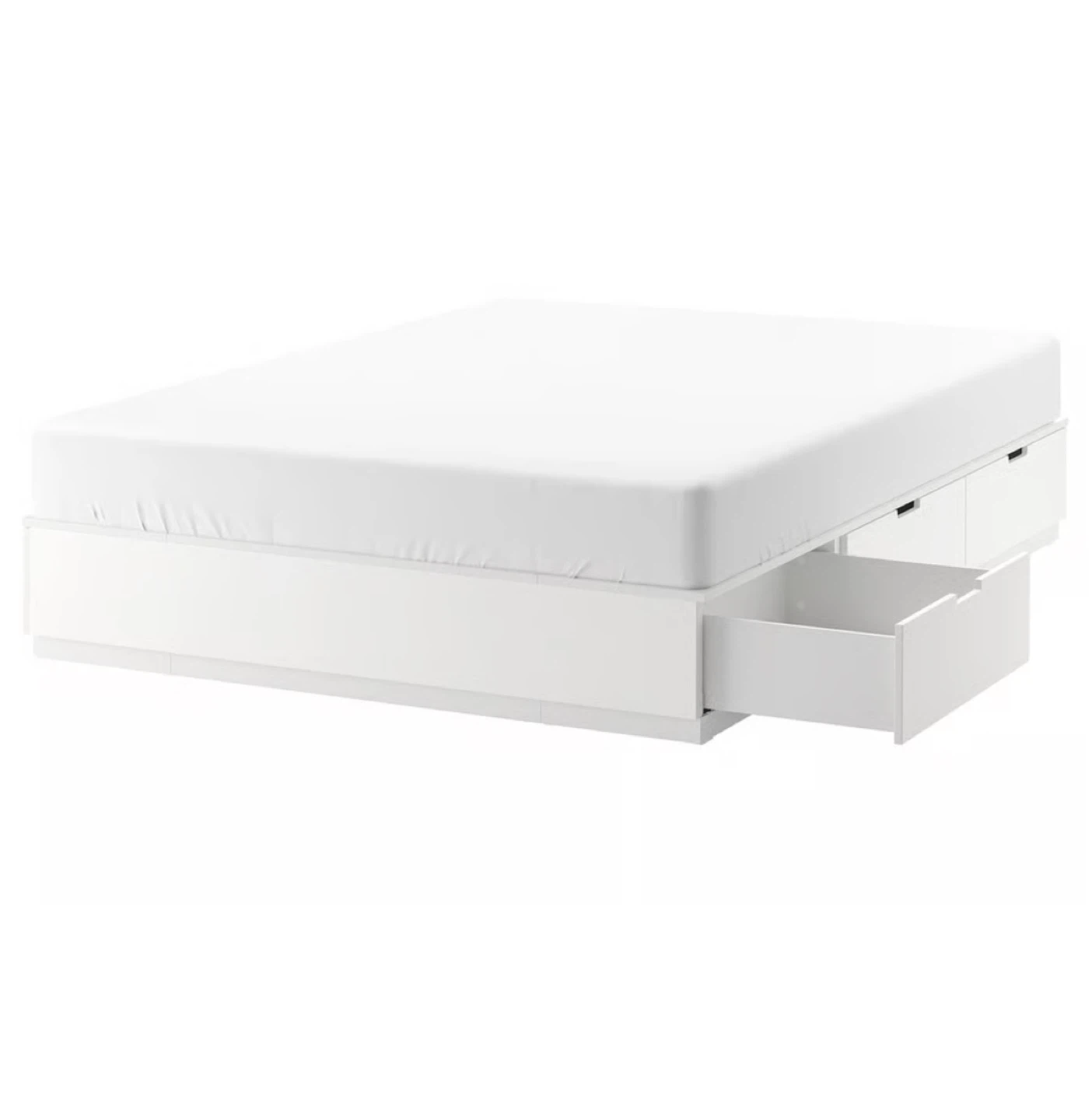IKEA NORDLI queen size storage bed frame and HAUGESUND mattress - photo 5