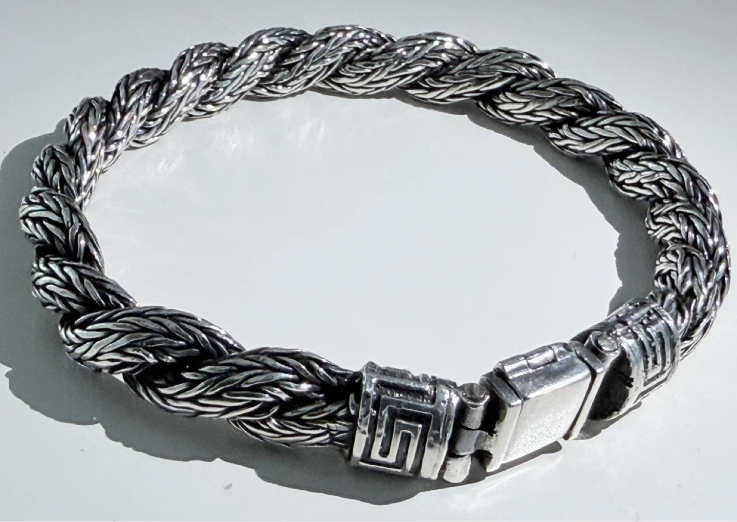 Elegant Taxco 925 Silver Slave Bracelet – Timeless Craftsmanship