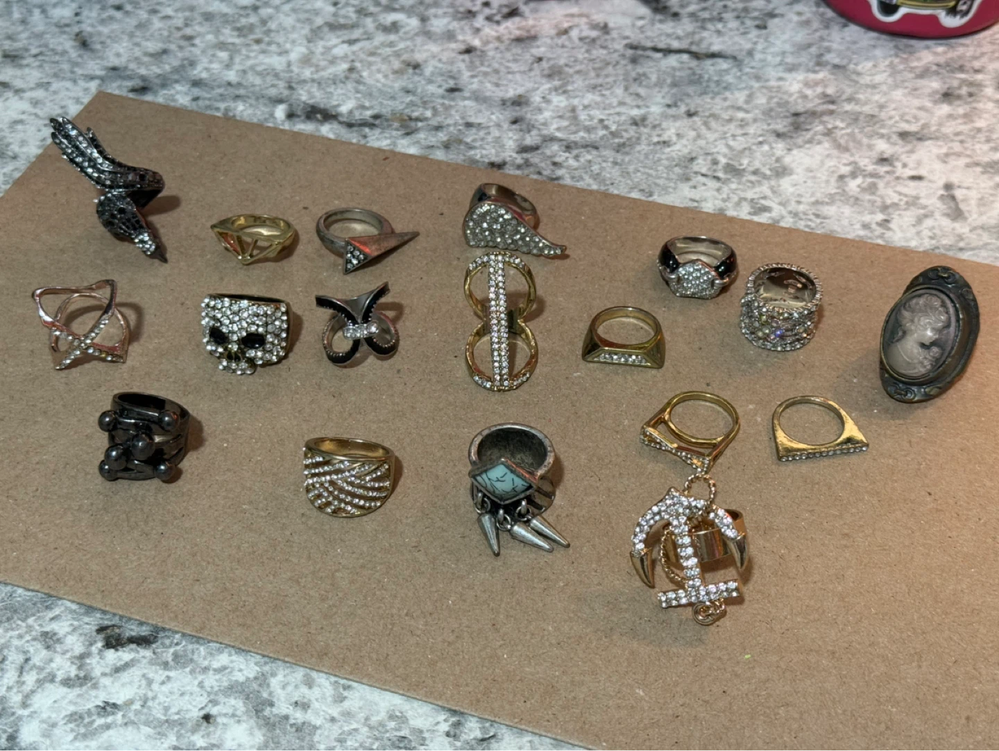 Assorted Fashion Rings Lot