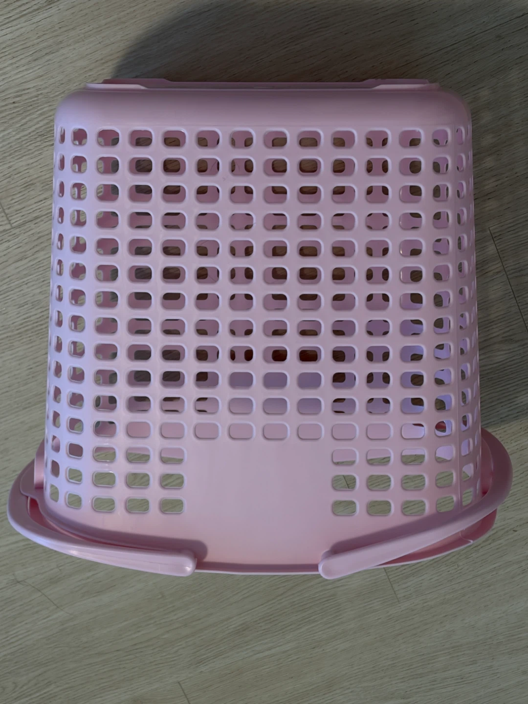 Pink Laundry Basket with Handles - photo 3