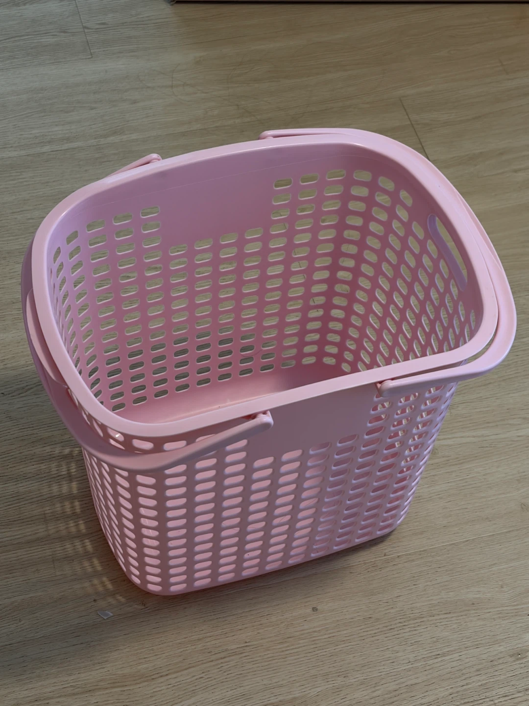 Pink Laundry Basket with Handles - photo 2