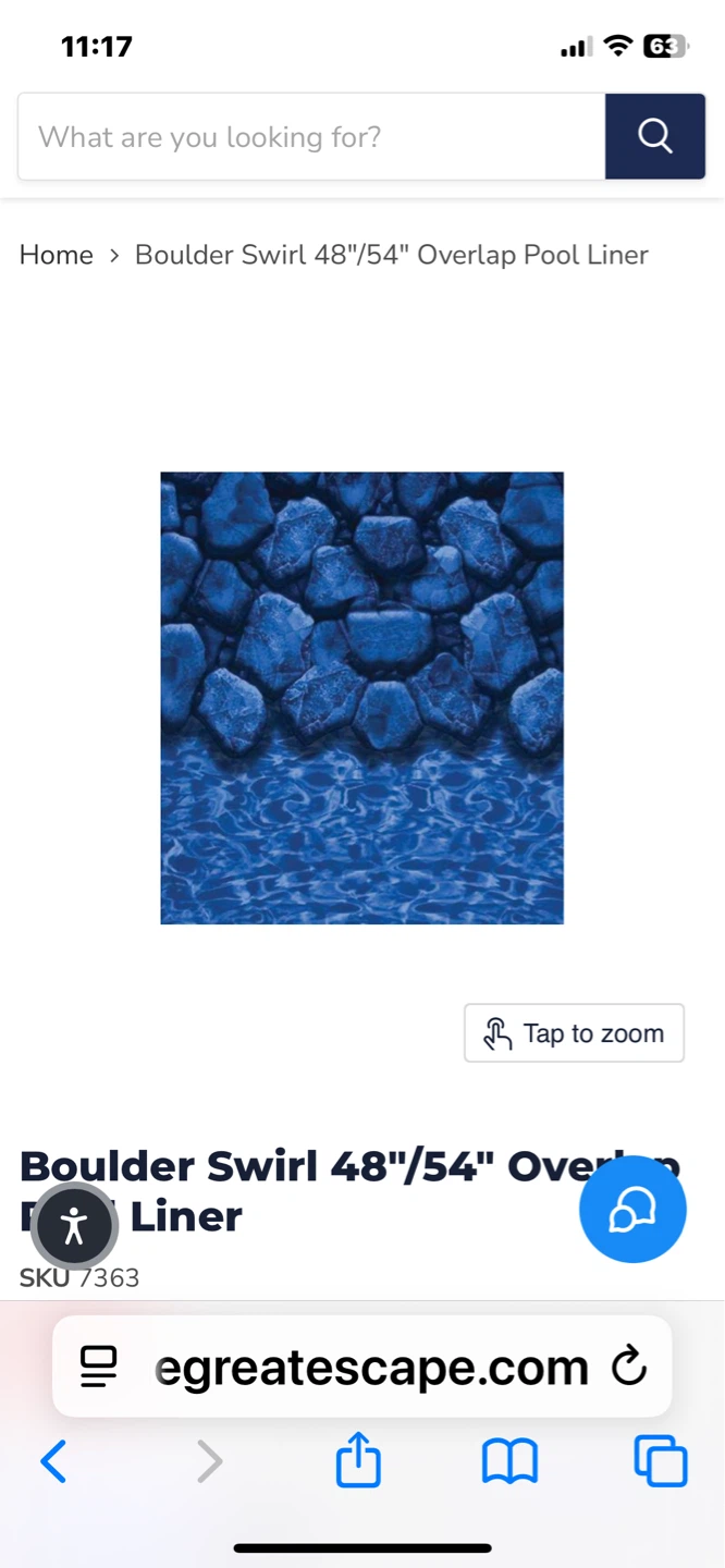Pool Liner 15x54 Boulder Swirl - photo 5