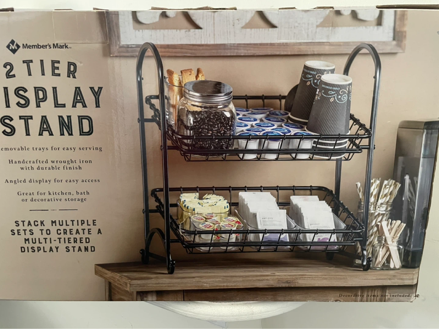 Member's Mark 2 Tier Display Stand - photo 3