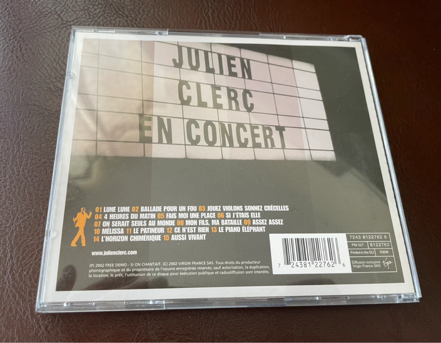 Julien Demenage Acoustique Cd - photo 2