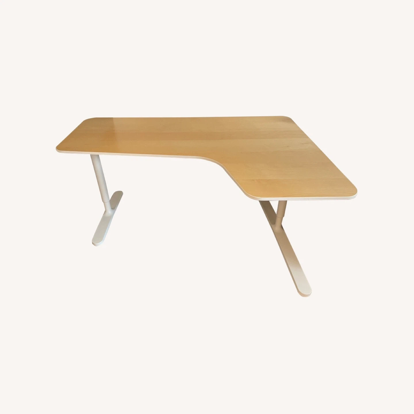 IKEA Bekant L-Shaped Office Desk natural - photo 2