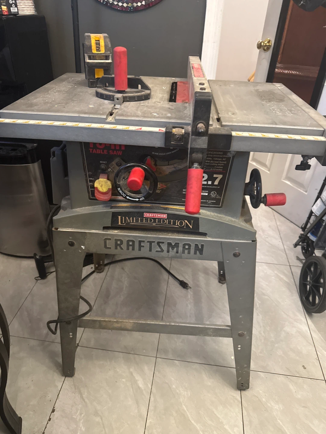 Craftsman Limited Edition Table Saw - photo 2