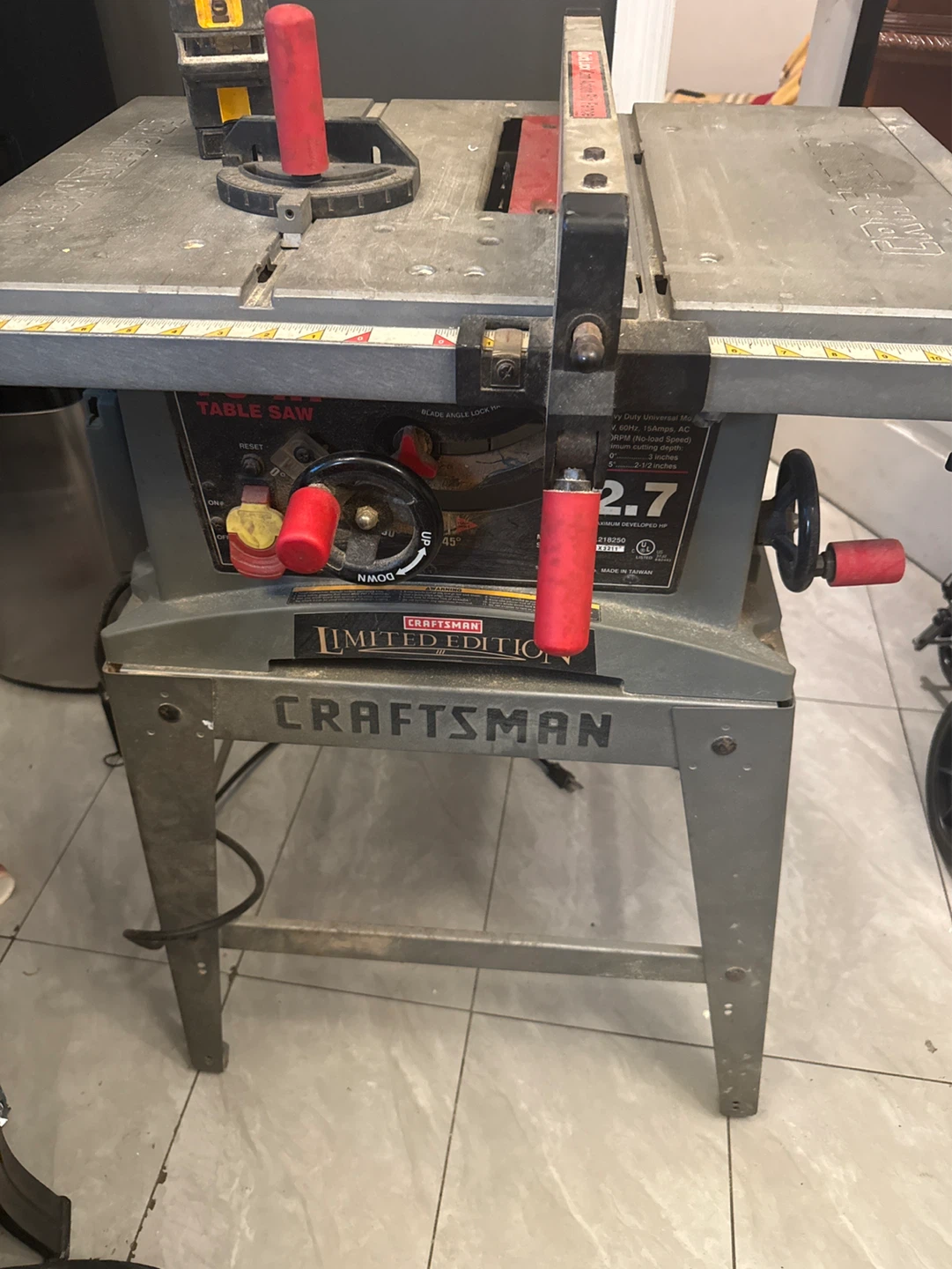 Craftsman Limited Edition Table Saw