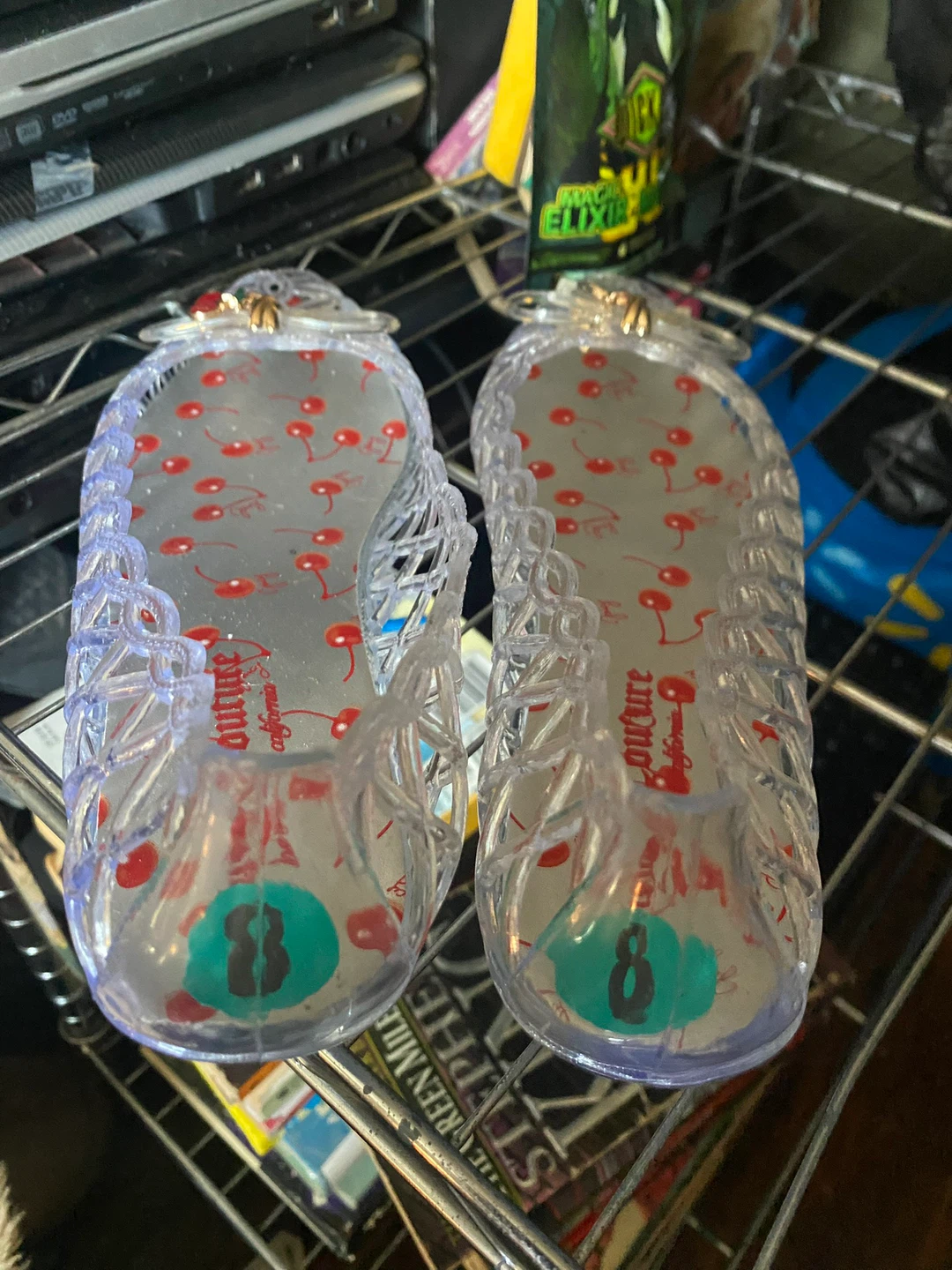 Juicy Couture Cherry Jelly Flats Size 8 - photo 2