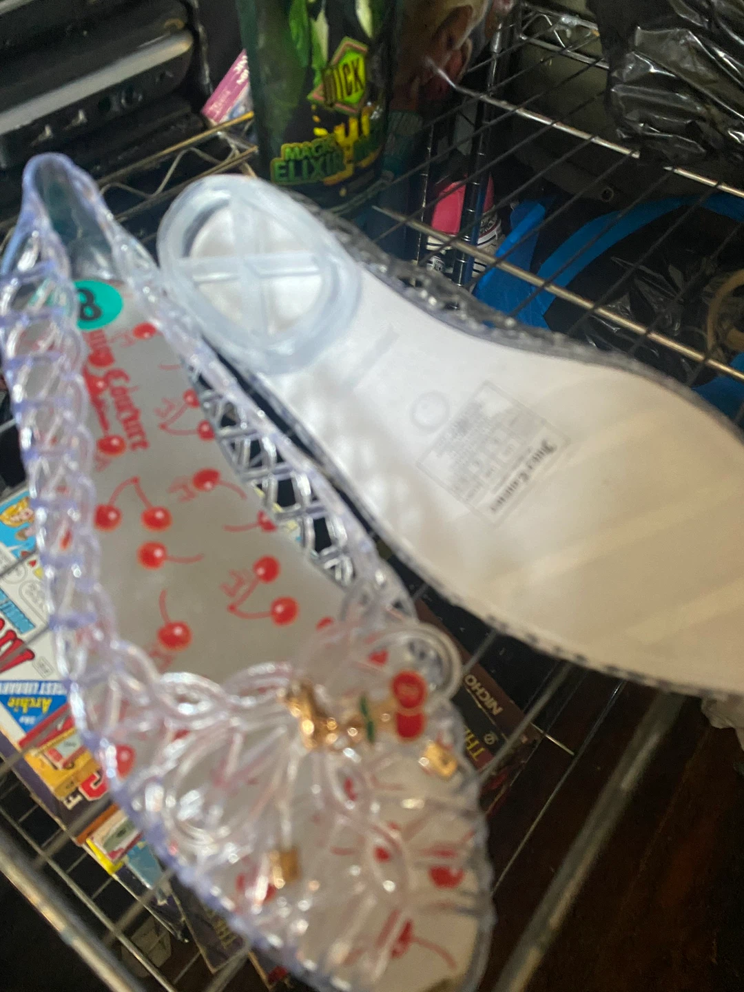 Juicy Couture Cherry Jelly Flats Size 8 - photo 4