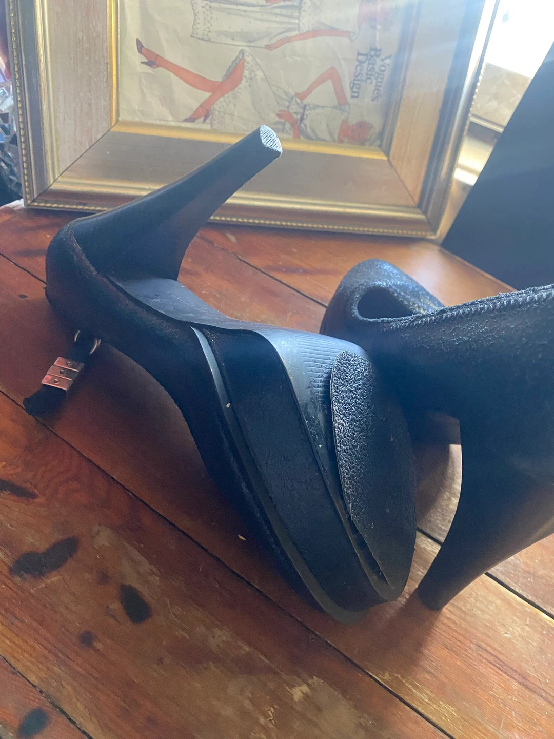 Calvin Klein Jeans Black Mary Jane Heels - photo 3