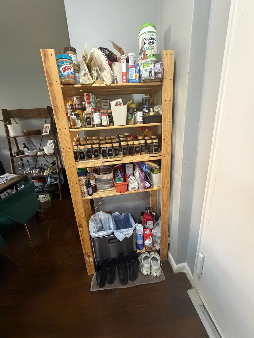 Open Shelf Pantry