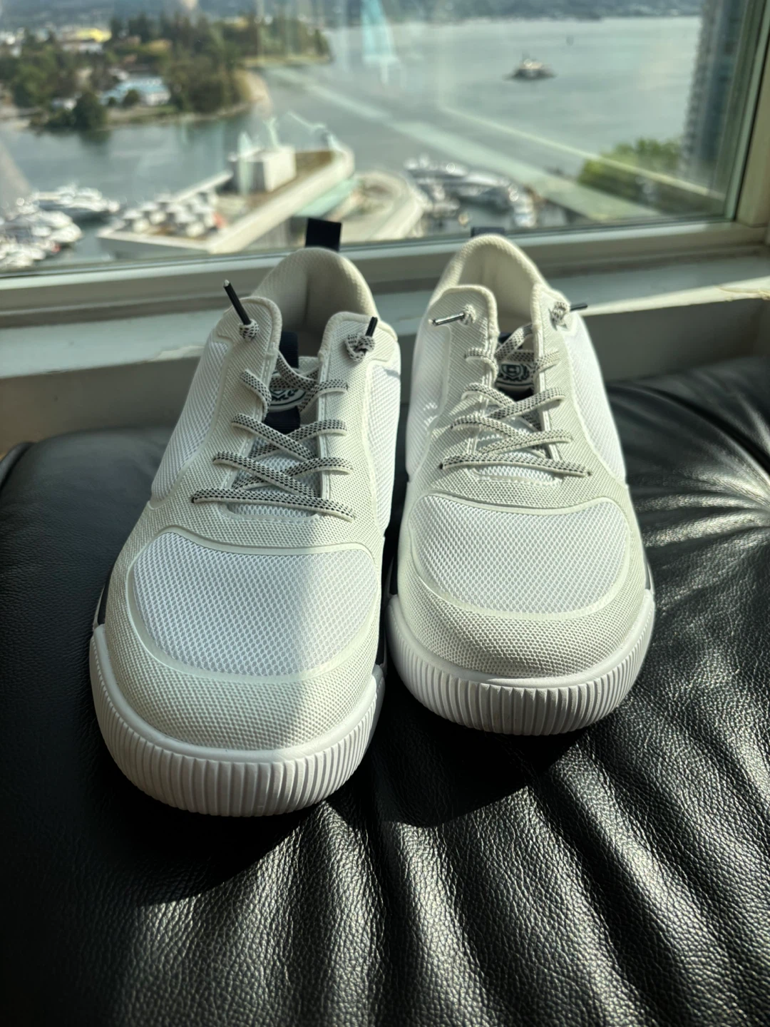 Chaps Men's White Memory Foam Sneakers Size 12 - photo 3