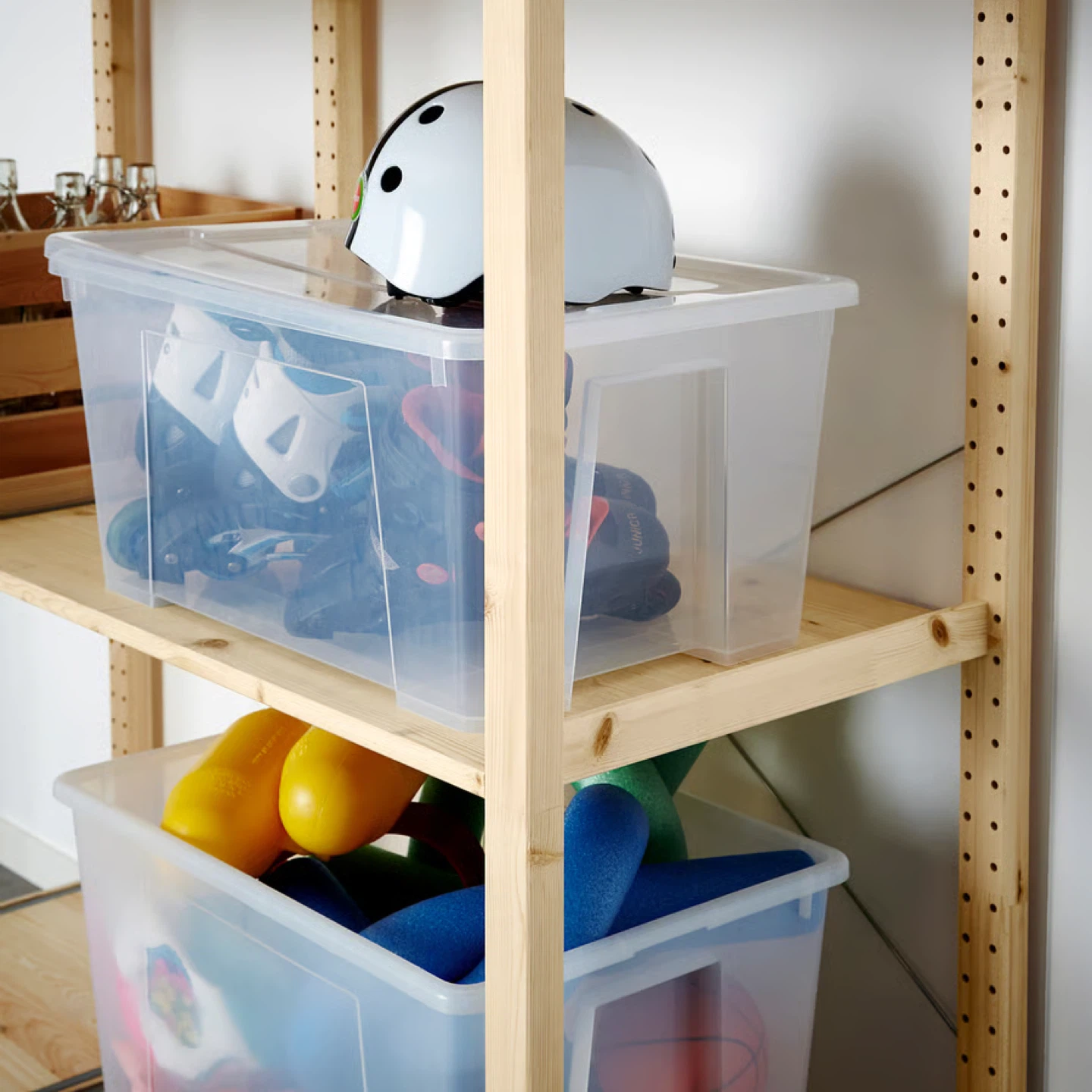 3 IKEA SAMLA Box with NO Lid