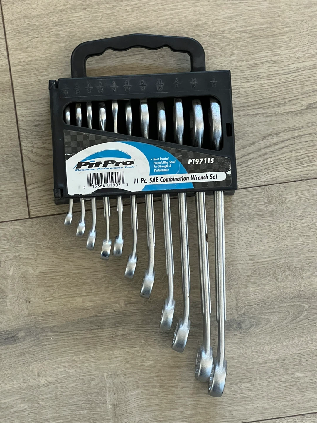 Pit Pro 11 Pc. SAE Combination Wrench Set PT9711S