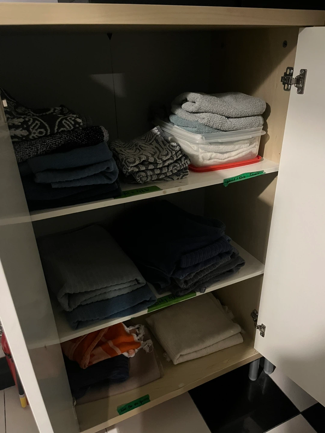 Shelf with doors
