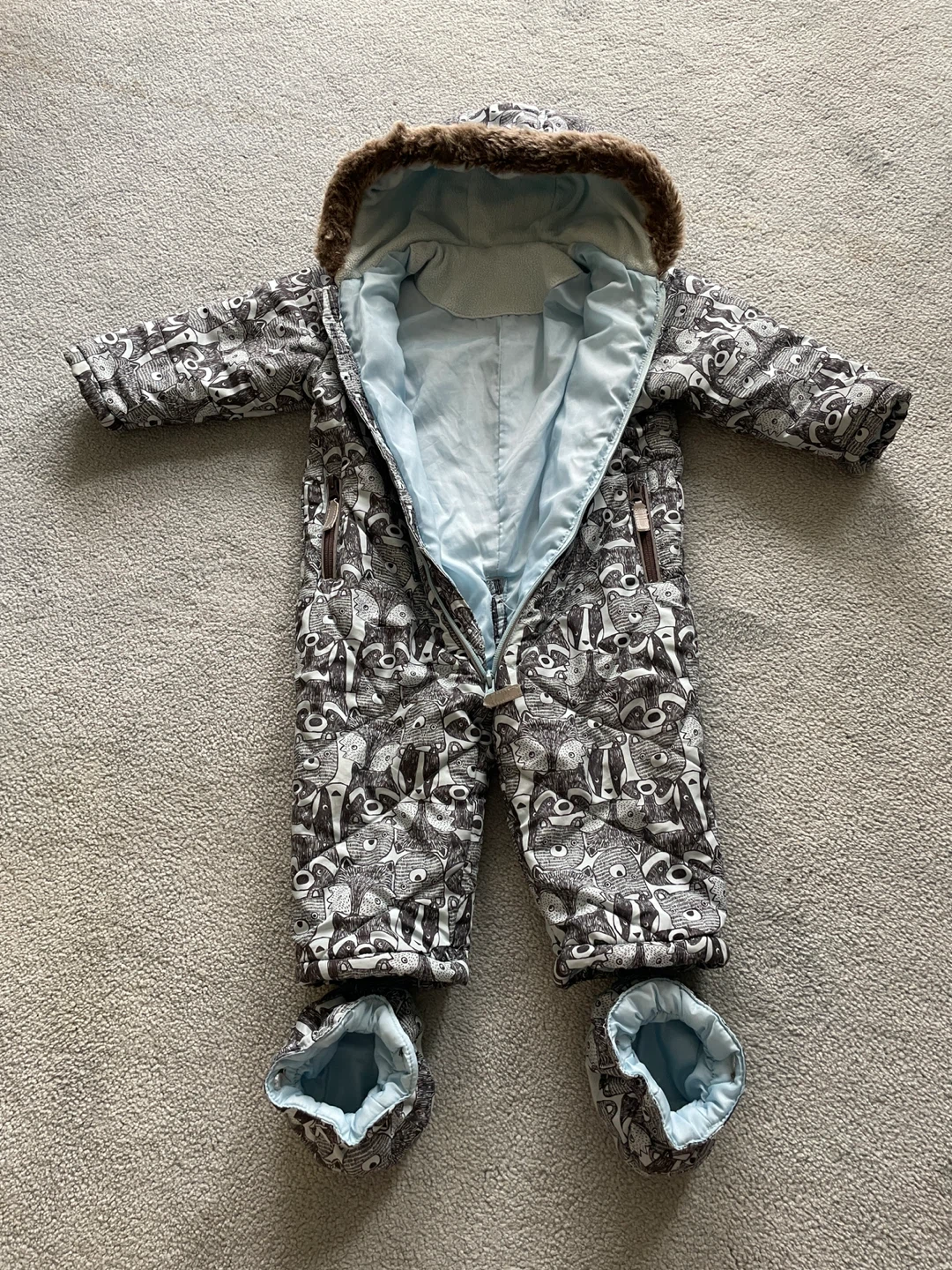 Baby Fall Nutmeg Snowsuit, size 12-18 Months - photo 2