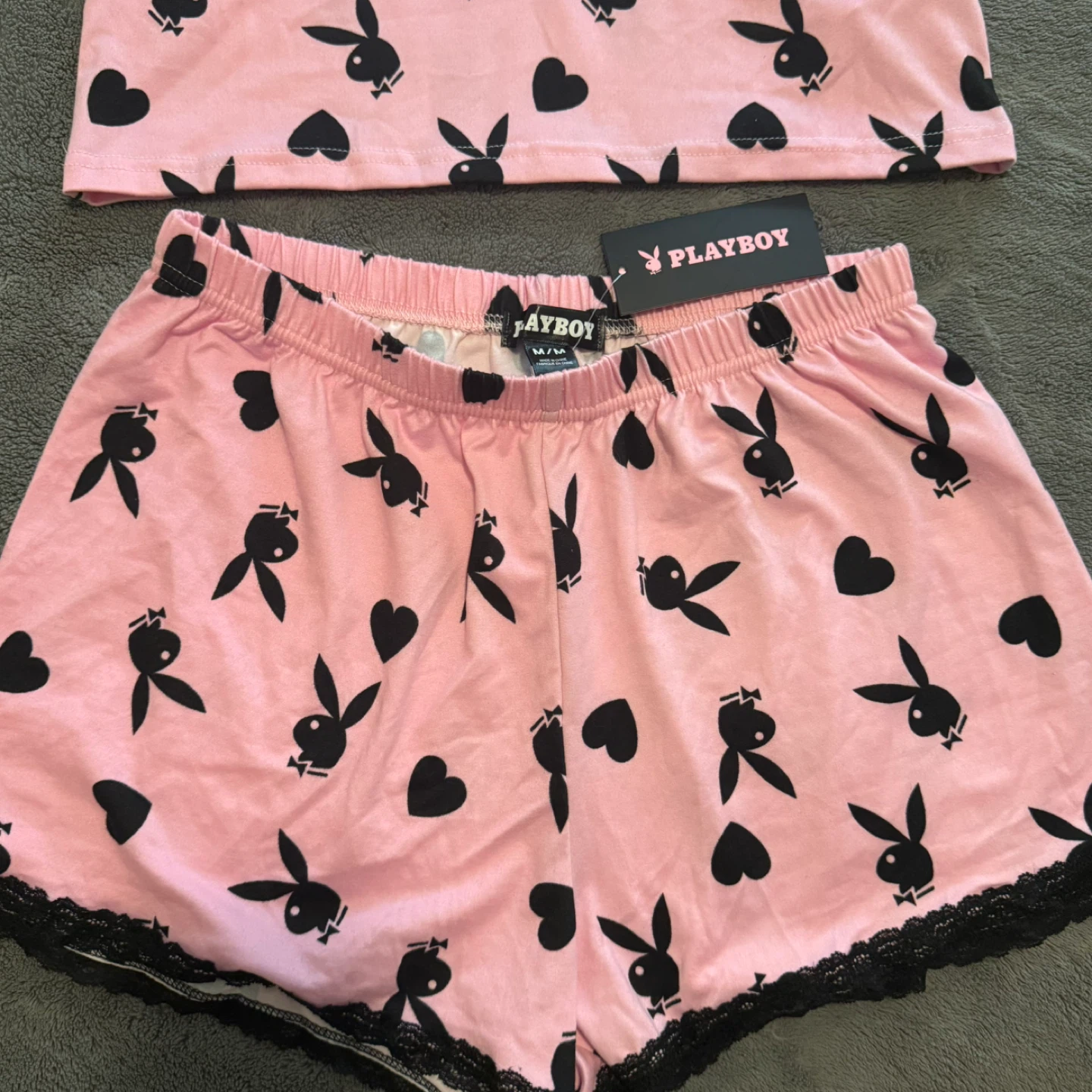Playboy Pink Pajama Set - Medium - photo 3