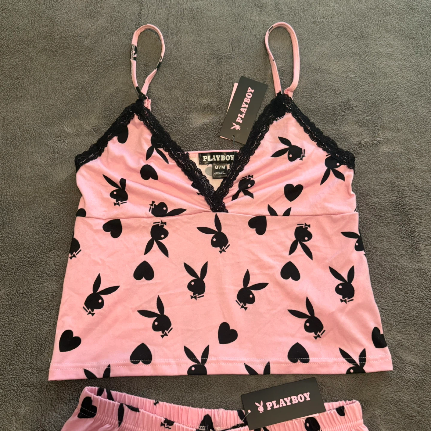 Playboy Pink Pajama Set - Medium - photo 2