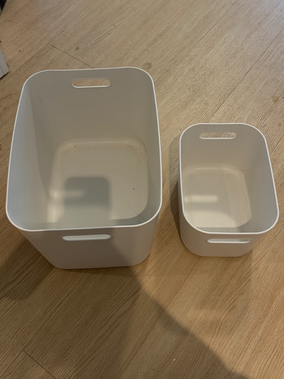 MUJI Soft Polyethylene Case Storage Bins (Set of 2) - photo 2