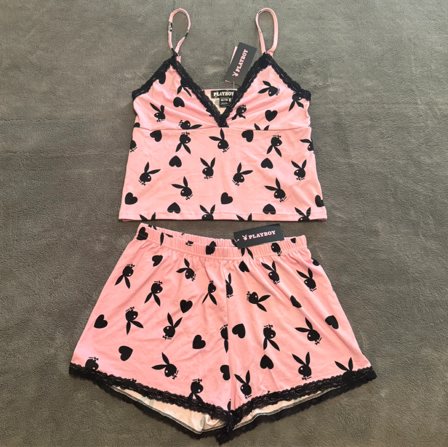 Playboy Pink Pajama Set - Medium