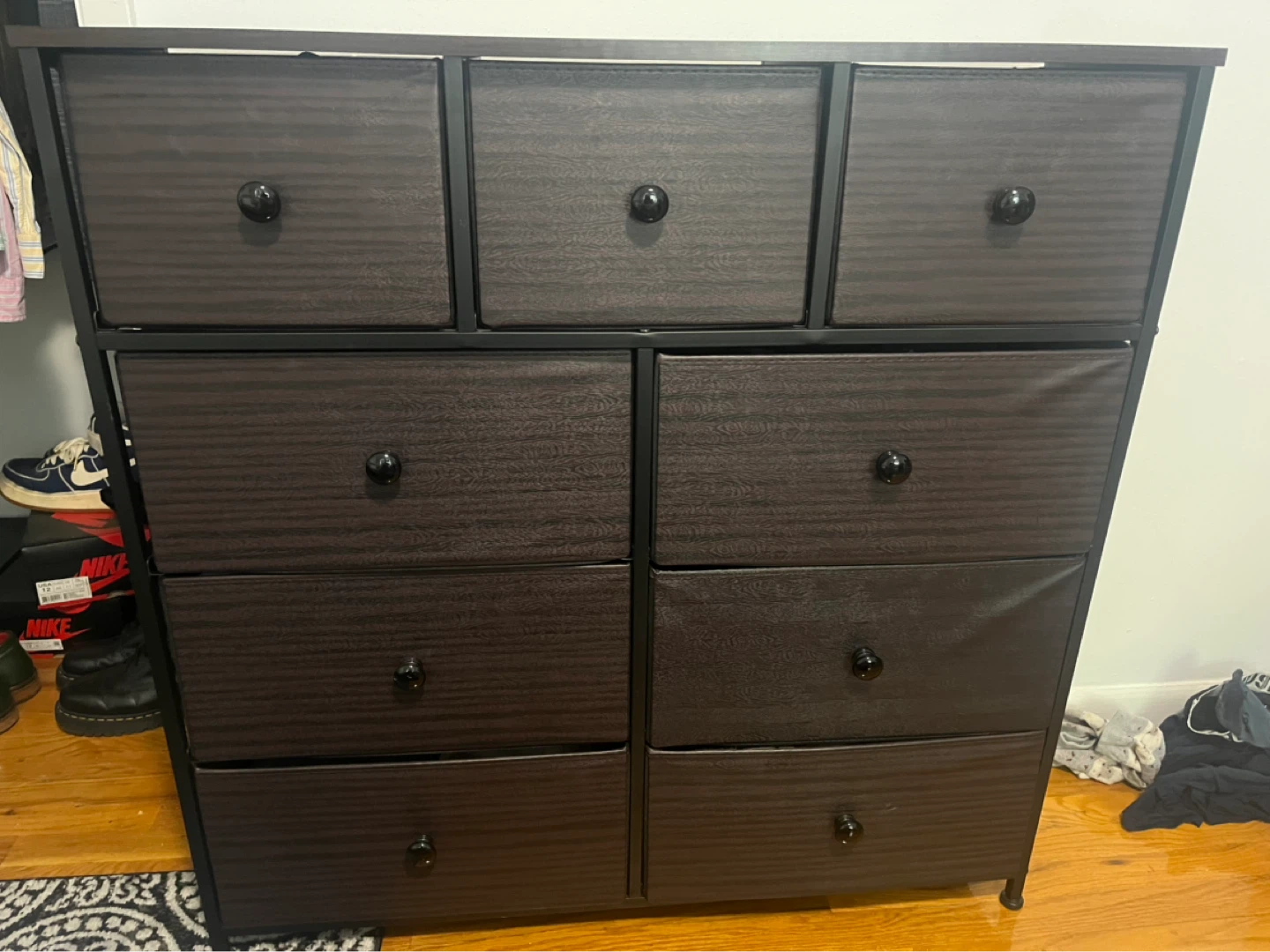 9-Drawer Dresser Iron based