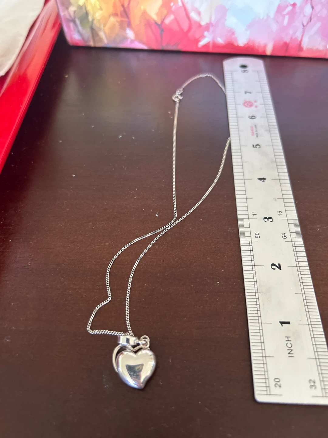 925 Silver Heart Necklace "Paris, je t'aime" - photo 3