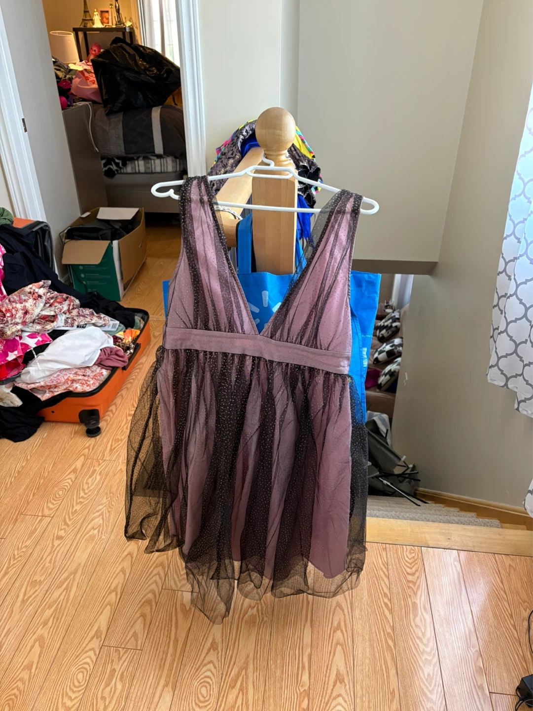 Sparkly mesh material dress - photo 2