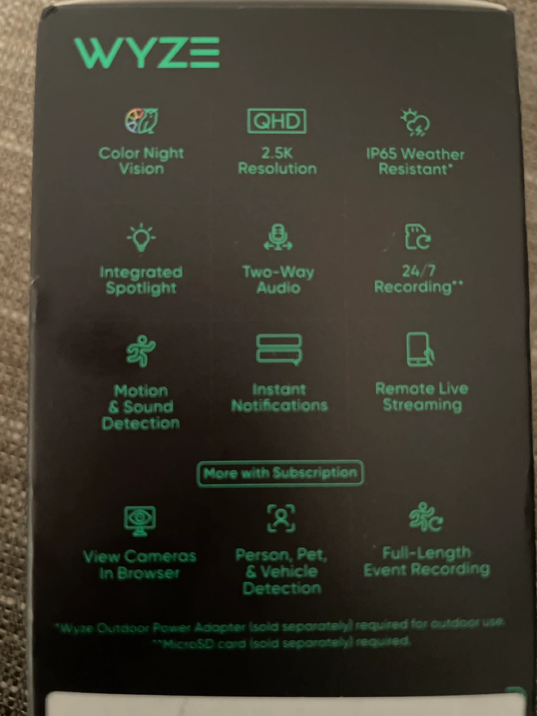 Wyze Cam v4 2.5K indoor/outdoor Camera - photo 2